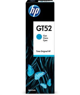 HP GT52 Mavi Orıjınal Şişe Mürekkep M0H54AE Cyan Original 